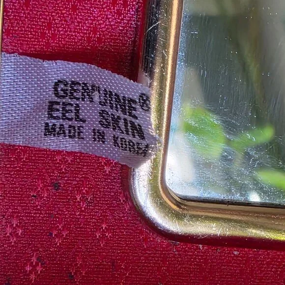 Collection of Red Eel Purse Accessories - Picture 12 of 16